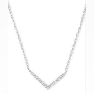 Elsie May Diamond Accent Chevron Collar Necklace